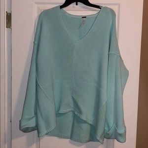 High/ low sweater free people